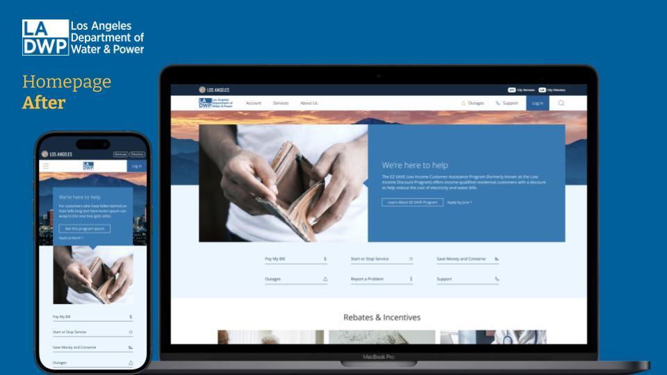 After image of LADWP project